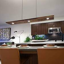 Cerno Vix 48 W Oiled Walnut Led Kitchen Island Light Pendant 1r648 Lamps Plus Linear Pendant Light Cerno Kitchen Island Lighting Pendant