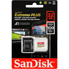 Original samsung micro sd card 32gb class 10 memory card evo+ evo plus microsd 256gb. Sandisk Microsdhc 100mb A1 32gb Extreme Plus Sdsqxbg 032g Gn6ma Microsd Memory Cards Photo Filming Accessories Technikdirekt