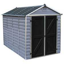 6 X10 Skylight Shed Gray Palram Plastic Storage Sheds Building A Shed Shed Storage