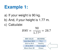 The body mass index is based on a simple mathematical formula: Calculate Body Mass Index