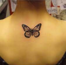 Butterflies have always been one of the most attractive tattoo designs, and for very good reason. Simple Butterfly Tattoo On Back
