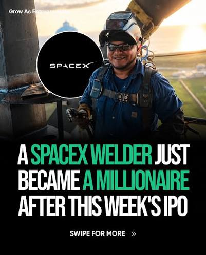 Grow As Entrepreneurs | A decade ago, Juan Hernandez took a welding job at  SpaceX because the pay was good. After immigrating from Mexico, he started  as a... | Instagram