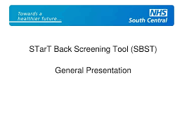 Image result for Start Back Screening Tool