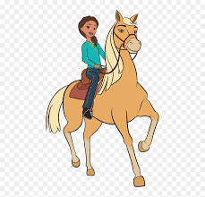 Who is the horse rider in the cartoon? Spirit Riding Free Clip Art Cartoon Clip Art Pru And Chica Linda Hd Png Download Vhv