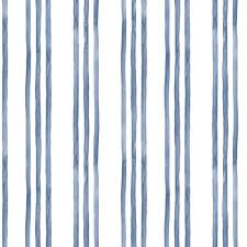 Black And White Watercolor Stripes Blue And White Watercolor Stripes In 2020 Blue And White Wallpaper Spoonflower