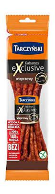 Tarczyński rośllinne kabanosy 90 g w atrakcyjnej cenie! Tarczynski Kabanosy Wieprzowe Schwein 105g Amazon De Lebensmittel Getranke