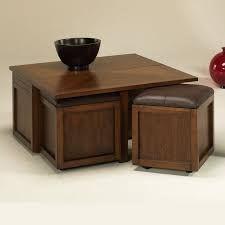 Coffee Table With Ottomans Underneath Ideas On Foter Fabric Coffee Table Padded Coffee Table Leather Coffee Table