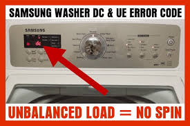 Samsung Washing Machine Displays Error Code Dc How To Clear Error