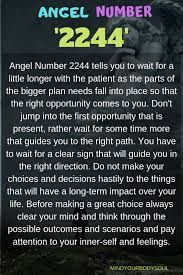 Angel Number 2244 Stay Patient And Wait For The Right Opportunity Angel Number Meanings Number Meanings Spiritual Meaning Of Numbers