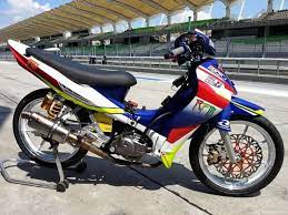 Modif striping jupiter z1 biru motoblast sumber : 6 Cara Modif Motor Jupiter Z Agar Tampil Keren Moladin
