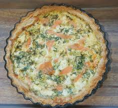 Learn how to make this easy oven baked salmon recipe the easy way at home. Quick And Simple Puff Pastry Smoked Salmon And Feta Cheese Quiche Greek Food Alchemist