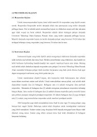 Metodologi Dapatan Kajian 3 Metodologi Kajian 3 Responden Kajian Untuk Menyempurnakan Kajian Studocu