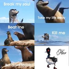 Dumb Bird From Finding Dory See This Instagram Photo By Geraldsgreenpail 497 Likes Disney Memes Funny Pictures Funny