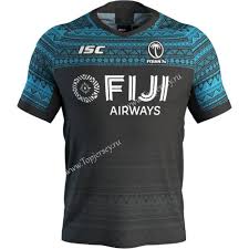 2019 2020 Fiji Sevens Away Blue Sports Jersey Design Sport Shirt Design Sports Tshirt Designs