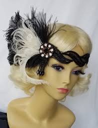IVORY PEACOCK FEATHER Flapper Headpiece, Champagne Flapper, Downton Abbey,  Feather Headband, Roaring 20's Headband, Gatsby "ashley Ivory"