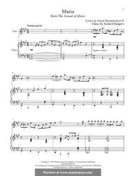 Customize lyrics style for pdf. Maria From The Sound Of Music By R Rodgers Sheet Music On Musicaneo