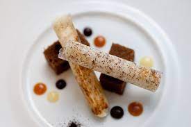 A Deconstructed Tiramisu Fine Dining Desserts Dessert Restaurants Italian Recipes Dessert