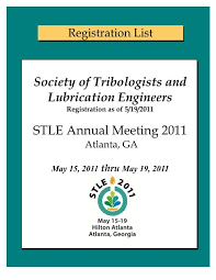 Tiarco chemical (m) sdn bhd. Preregistration Society Of Tribologists And Lubrication Engineers