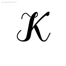 You can customize your experience with live font previews. Calligraphy K In Different Fonts Novocom Top