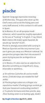 Ya saben que en este sitio no cobramos pero si no comentas considerate un culero. Urban Dictionary On Twitter Xdenox45 Pinche Spanish Language Expression Meaning A Kitchen Boy The Guy Http T Co P9uznl6zhr Http T Co Jbfzqghsa5