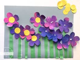 Why is process art important for children? Painted Flower Craft Idea For Kids
