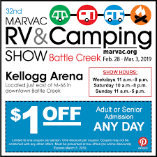 Hide away hills family campground. Don T Forget To Take This Coupon To Kellogarena For The 32nd Battle Creek Rv Camping Show February 28 March 2 Marvacrvshows Rv Rv Camping Rv Show
