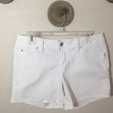 Ymi Wannabettabutt White Shorts Size 13 Juniors