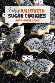 Halloween Sugar Cookies Recipe Tips For Easy Decorating Recipe Halloween Sugar Cookies Sugar Cookies Recipe Royal Icing Cookies
