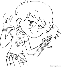 We have this nice luna loud coloring page for you. Laughing Luna From The Loud House Coloring Page Coloringall
