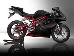 Black And Red Motorcycle Pin On Motorcycle