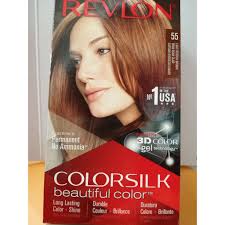 The downside to permanent color is that it can damage hair and leave it dry so it s important to use the right hair care products following. Revlon Colorsilk Beautiful Color Hair Dye Cream Light Reddish Brown 55 Shopee Singapore