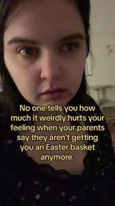 When Your Dad Says Toyr to Old for An Easter Bascut