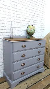 Chest Of Drawers Grey With Cup Handles Painted Pine 149 Etsy Furniture Painted Grey Che Painted Bedroom Furniture Pine Bedroom Furniture Painted Drawers