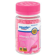 Equate Allergy Relief Diphenhydramine Tablets 25mg 365 Count Walmart Com In 2020 Allergy Relief Allergies Runny Nose