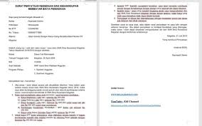 Contoh Surat Kesanggupan Membayar Spp Sekolah Belajar Office