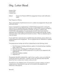 How To Write An Rfp Response Cover Letter
