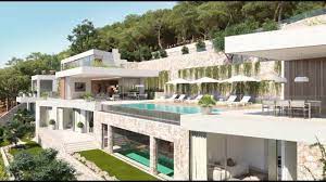 spectacular multi level house on a slope in spain slope house design slope house multi level house