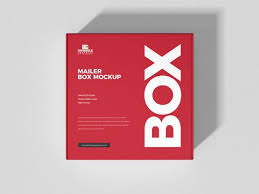 Top View Mailer Box Mockup In 2020 Mailer Box Box Mockup Packaging Mockup
