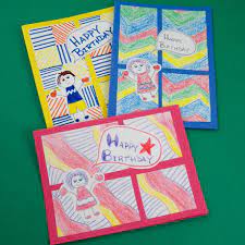 This is a tutorial video on how to make cute & easy greetings for special persons.music.song: Kids Four Patch Birthday Cards Cards Kids Can Make Aunt Annie S Crafts