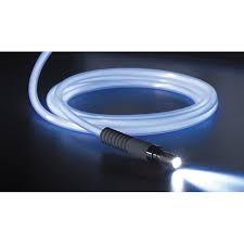 Fiber Optic Light Cable Acmi Acmi 5mm X 9ft Black Black Surgical