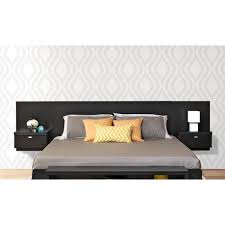 I have made this king size headboard with reclaimed pallet wood. Prepac Series 9 Designer Floating King Headboard With Nightstands On Sale Overstock 21895148