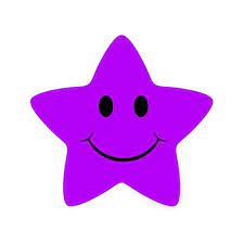 Purple Star Face Stickers Zazzle Com In 2021 Face Stickers Purple Love All Things Purple