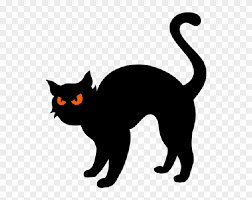 Owl, spider, cobwebs, volatile vampires. Black Cat Clip Art Halloween Black Cat Clipart Free Transparent Png Clipart Images Download