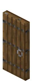 I show you how to use iron door and how to make it. Door Official Minecraft Wiki