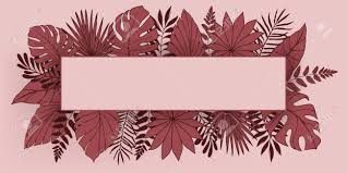 Large medium small any size. Tropic Floral Pattern With Square Frame Large Tropical Leaves Royalty Free Cliparts Vectors And Stock Illustration Image 152434234