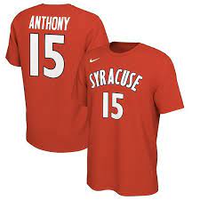 We have many teams , colors, size available! Men S Nike Carmelo Anthony Orange Syracuse Orange Retro Alumni Basketball Jersey T Shirt