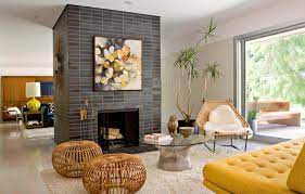 It was a classic brick fireplace, and it certainly wasn't horrible, especially once the walls were no longer dingy yellow. 38 Absolutely Gorgeous Mid Century Modern Living Room Ideas