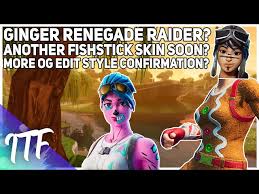 The renegade raider skin released during season 1 and is highlighly anticipated to return. Fortnite Leaks Ginger Renegade Raider Skin Confirmed For Chapter 2 Season 5