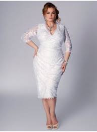 Gisela Plus Size Wedding Dress Knee Length Wedding Dress Plus Size Wedding Plus Size Dresses