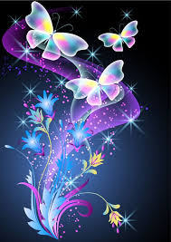 Beautiful Butterflies With Flowers Vector Background 01 Butterfly Wallpaper Butterfly Art Rainbow Butterflies